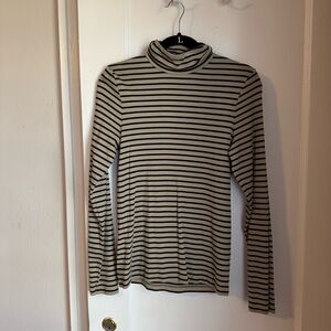 J. Crew striped turtleneck